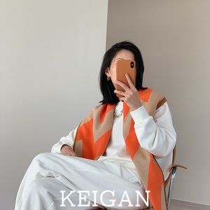 hermes style wool scarf